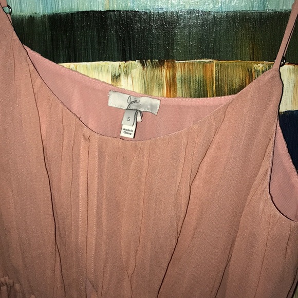 Joie Silk Spaghetti Strap Maxi Dress Small Pink - Picture 4 of 8
